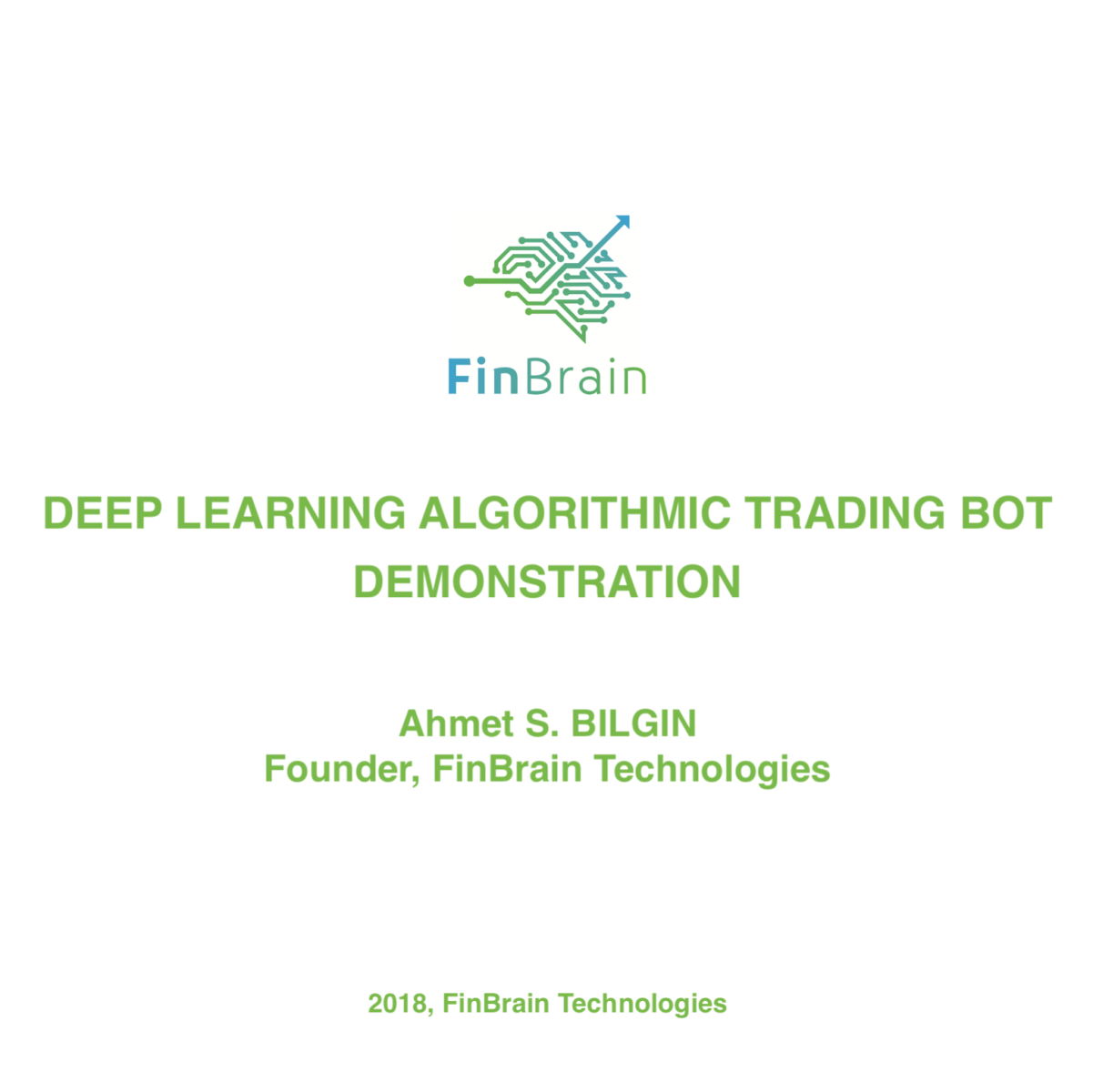 FinBrain Technologies – Deep Learning Algorithmic Trading Bot